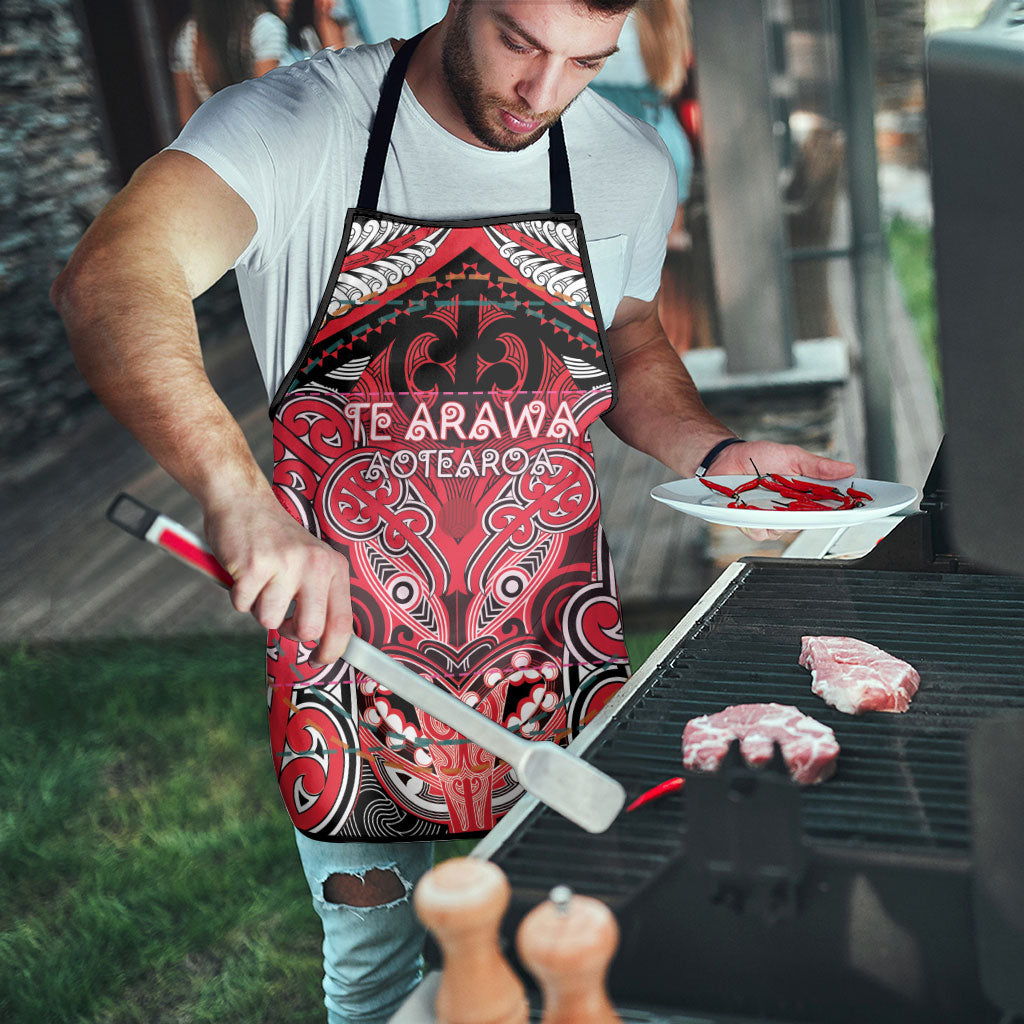 Aotearoa Iwi Te Arawa Apron Maori Kowhaiwhai Pattern LT19 - Polynesian Pride