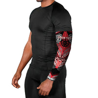 Aotearoa Iwi Te Arawa Personalised Arm Sleeves Maori Kowhaiwhai Pattern LT19 - Polynesian Pride
