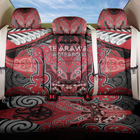 Aotearoa Iwi Te Arawa Back Car Seat Cover Maori Kowhaiwhai Pattern LT19 One Size Red - Polynesian Pride
