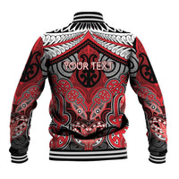 Aotearoa Iwi Te Arawa Personalised Baseball Jacket Maori Kowhaiwhai Pattern LT19 - Polynesian Pride