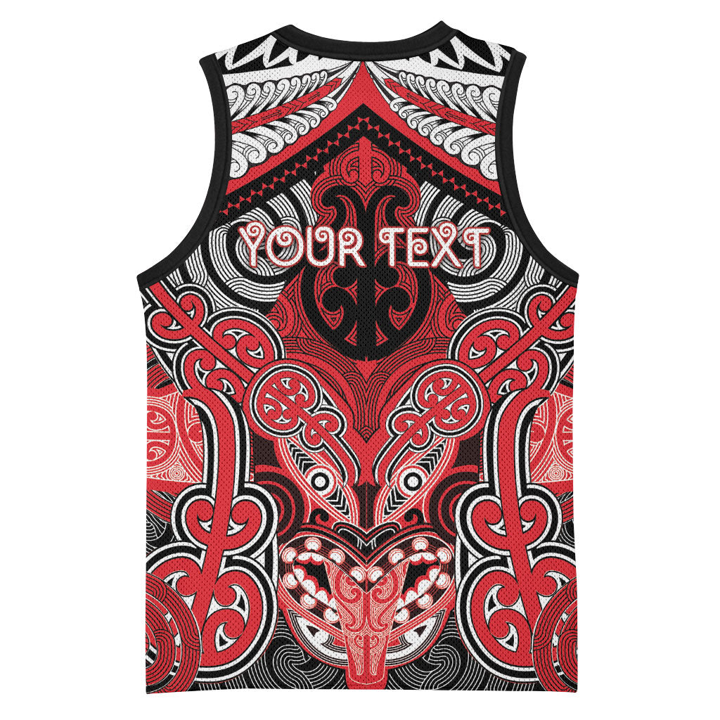 Aotearoa Iwi Te Arawa Personalised Basketball Jersey Maori Kowhaiwhai Pattern LT19 - Polynesian Pride