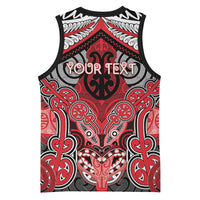 Aotearoa Iwi Te Arawa Personalised Basketball Jersey Maori Kowhaiwhai Pattern LT19 - Polynesian Pride