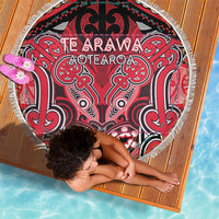 Aotearoa Iwi Te Arawa Beach Blanket Maori Kowhaiwhai Pattern LT19 - Polynesian Pride