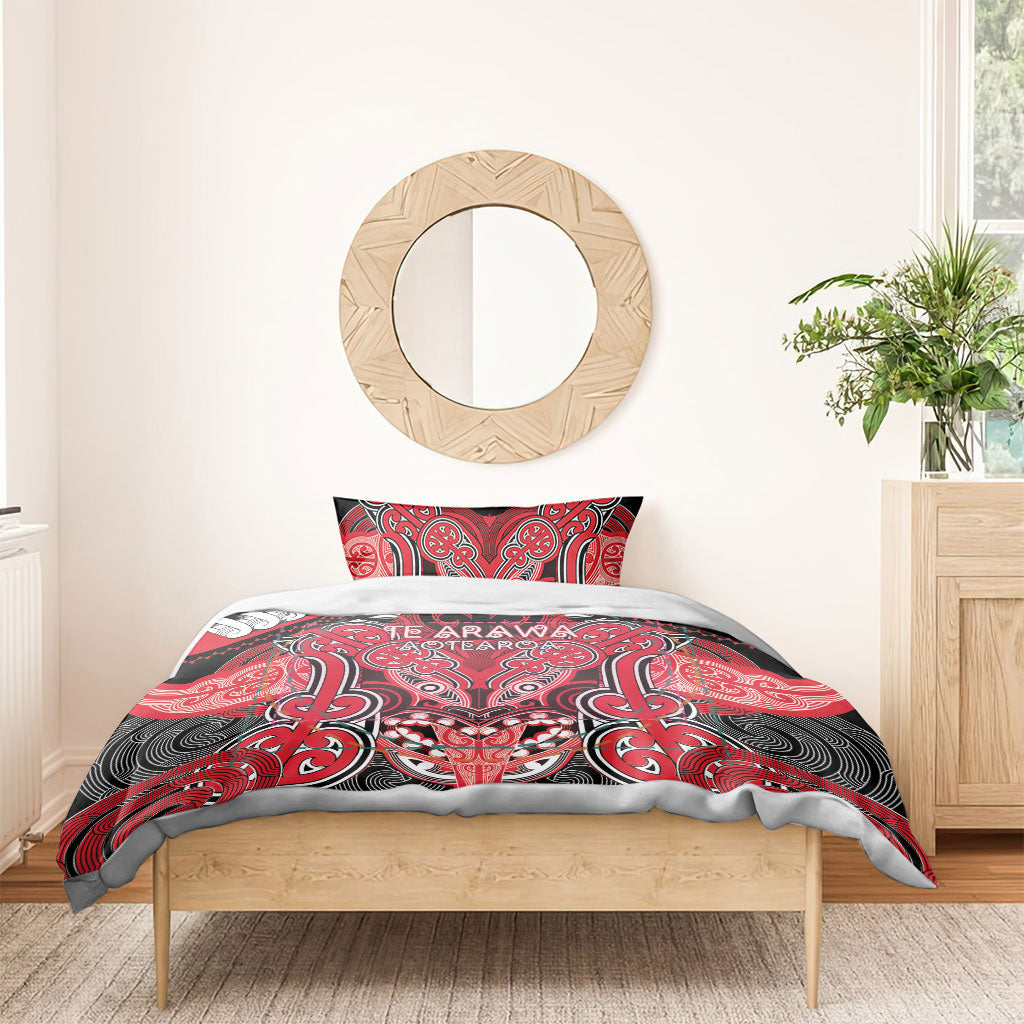 Aotearoa Iwi Te Arawa Bedding Set Maori Kowhaiwhai Pattern LT19 - Polynesian Pride