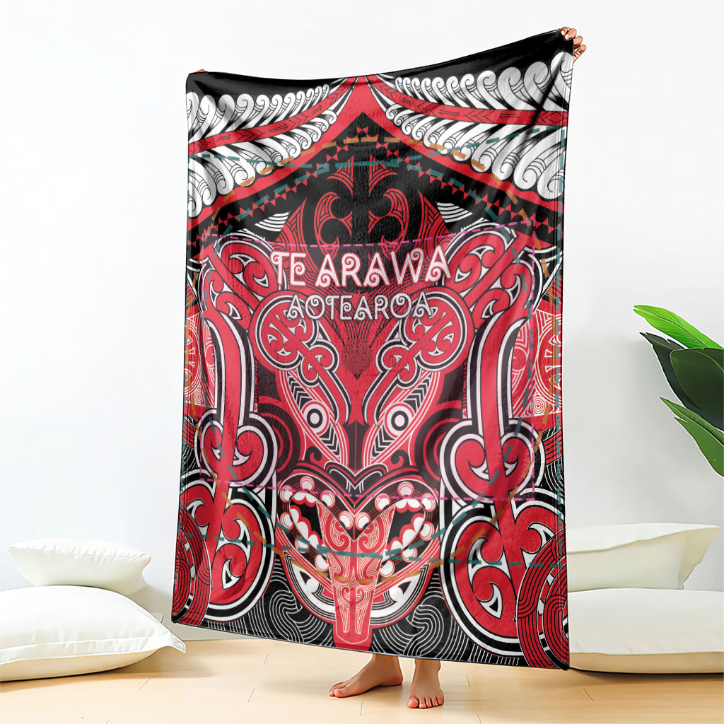 Aotearoa Iwi Te Arawa Blanket Maori Kowhaiwhai Pattern LT19 - Polynesian Pride