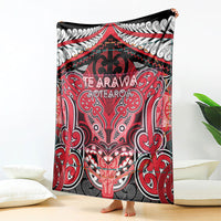 Aotearoa Iwi Te Arawa Blanket Maori Kowhaiwhai Pattern LT19 - Polynesian Pride