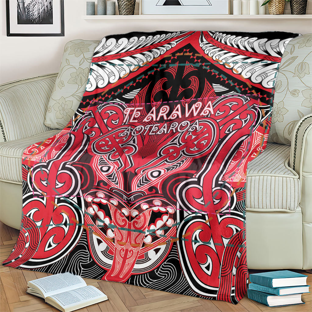 Aotearoa Iwi Te Arawa Blanket Maori Kowhaiwhai Pattern LT19 - Polynesian Pride
