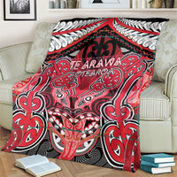 Aotearoa Iwi Te Arawa Blanket Maori Kowhaiwhai Pattern LT19 - Polynesian Pride