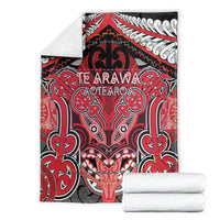 Aotearoa Iwi Te Arawa Blanket Maori Kowhaiwhai Pattern LT19 - Polynesian Pride