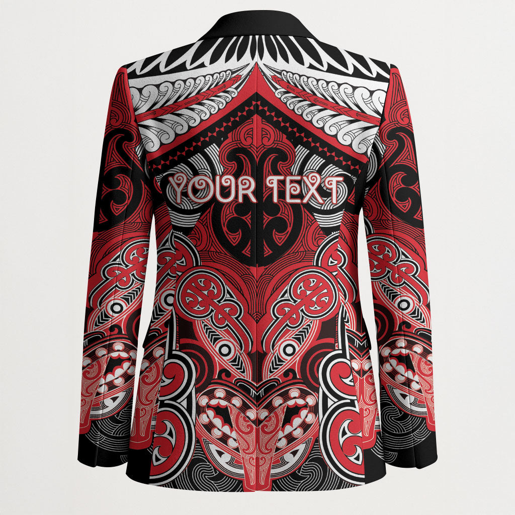Aotearoa Iwi Te Arawa Personalised Blazer Maori Kowhaiwhai Pattern LT19 - Polynesian Pride
