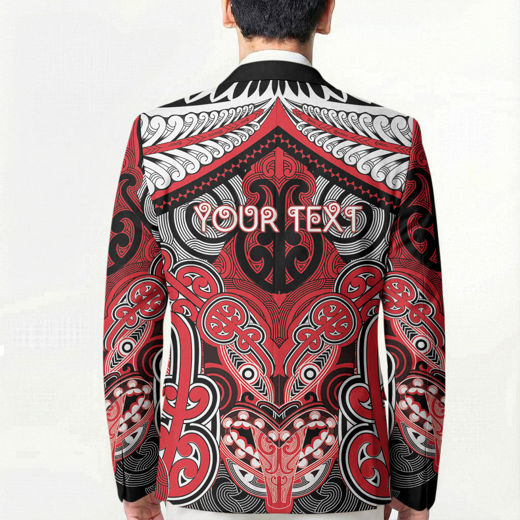 Aotearoa Iwi Te Arawa Personalised Blazer Maori Kowhaiwhai Pattern LT19 - Polynesian Pride