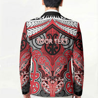 Aotearoa Iwi Te Arawa Personalised Blazer Maori Kowhaiwhai Pattern LT19 - Polynesian Pride