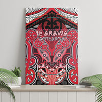 Aotearoa Iwi Te Arawa Canvas Wall Art Maori Kowhaiwhai Pattern LT19 - Polynesian Pride
