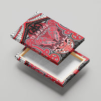 Aotearoa Iwi Te Arawa Canvas Wall Art Maori Kowhaiwhai Pattern LT19 - Polynesian Pride