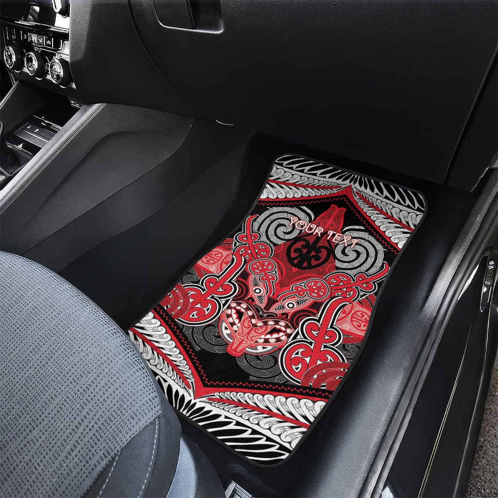 Aotearoa Iwi Te Arawa Personalised Car Mats Maori Kowhaiwhai Pattern LT19 - Polynesian Pride