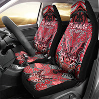 Aotearoa Iwi Te Arawa Car Seat Cover Maori Kowhaiwhai Pattern LT19 - Polynesian Pride