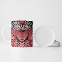 Aotearoa Iwi Te Arawa Personalised Ceramic Mug Maori Kowhaiwhai Pattern LT19 - Polynesian Pride
