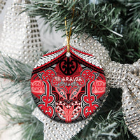 Aotearoa Iwi Te Arawa Personalised Ceramic Ornament Maori Kowhaiwhai Pattern LT19 - Polynesian Pride