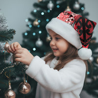 Aotearoa Iwi Te Arawa Personalised Christmas Santa Hat Maori Kowhaiwhai Pattern LT19 - Polynesian Pride