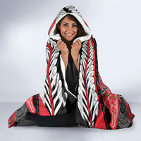 Aotearoa Iwi Te Arawa Hooded Blanket Maori Kowhaiwhai Pattern LT19 - Polynesian Pride
