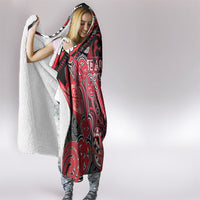 Aotearoa Iwi Te Arawa Hooded Blanket Maori Kowhaiwhai Pattern LT19 - Polynesian Pride