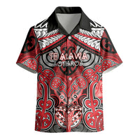 Aotearoa Iwi Te Arawa Personalised Kid Hawaiian Shirt Maori Kowhaiwhai Pattern LT19 - Polynesian Pride