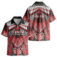 Aotearoa Iwi Te Arawa Personalised Kid Hawaiian Shirt Maori Kowhaiwhai Pattern LT19 - Polynesian Pride