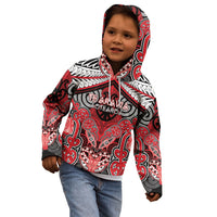 Aotearoa Iwi Te Arawa Personalised Kid Hoodie Maori Kowhaiwhai Pattern LT19 - Polynesian Pride