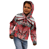 Aotearoa Iwi Te Arawa Personalised Kid Hoodie Maori Kowhaiwhai Pattern LT19 - Polynesian Pride