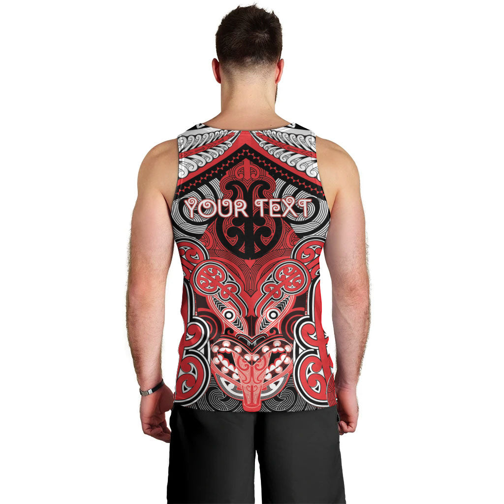 Aotearoa Iwi Te Arawa Personalised Men Tank Top Maori Kowhaiwhai Pattern LT19 - Polynesian Pride
