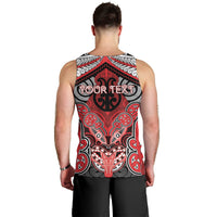 Aotearoa Iwi Te Arawa Personalised Men Tank Top Maori Kowhaiwhai Pattern LT19 - Polynesian Pride