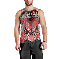 Aotearoa Iwi Te Arawa Personalised Men Tank Top Maori Kowhaiwhai Pattern LT19 - Polynesian Pride