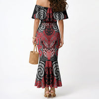 Aotearoa Iwi Te Arawa Personalised Mermaid Dress Maori Kowhaiwhai Pattern LT19 - Polynesian Pride