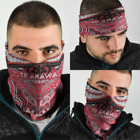 Aotearoa Iwi Te Arawa Neck Gaiter Maori Kowhaiwhai Pattern LT19 - Polynesian Pride
