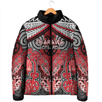 Aotearoa Iwi Te Arawa Personalised Padded Jacket Maori Kowhaiwhai Pattern LT19 - Polynesian Pride