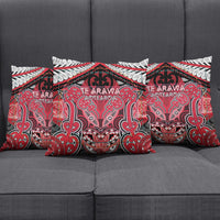 Aotearoa Iwi Te Arawa Pillow Cover Maori Kowhaiwhai Pattern LT19 - Polynesian Pride