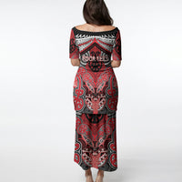 Aotearoa Iwi Te Arawa Personalised Puletasi Maori Kowhaiwhai Pattern LT19 - Polynesian Pride