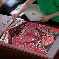 Aotearoa Iwi Te Arawa Puzzle Maori Kowhaiwhai Pattern LT19 - Polynesian Pride