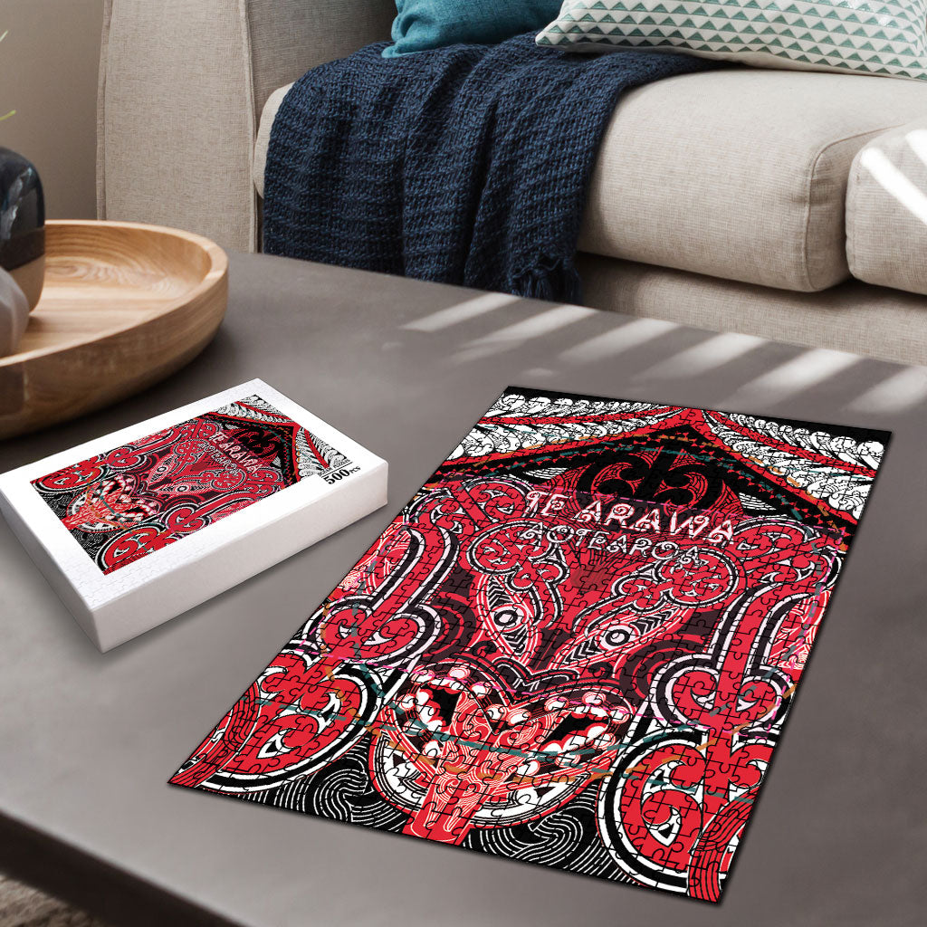 Aotearoa Iwi Te Arawa Puzzle Maori Kowhaiwhai Pattern LT19 - Polynesian Pride