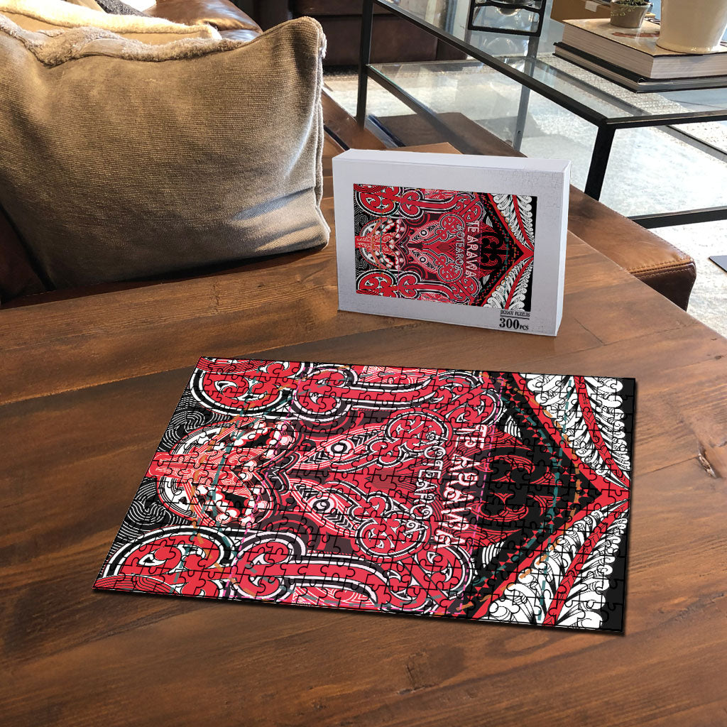 Aotearoa Iwi Te Arawa Puzzle Maori Kowhaiwhai Pattern LT19 - Polynesian Pride