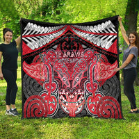 Aotearoa Iwi Te Arawa Quilt Maori Kowhaiwhai Pattern LT19 - Polynesian Pride