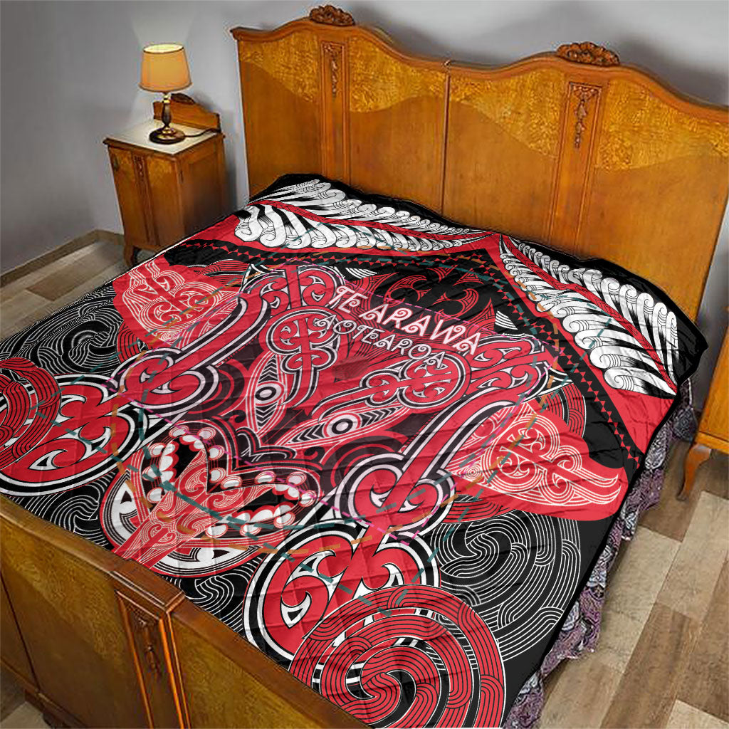 Aotearoa Iwi Te Arawa Quilt Maori Kowhaiwhai Pattern LT19 - Polynesian Pride