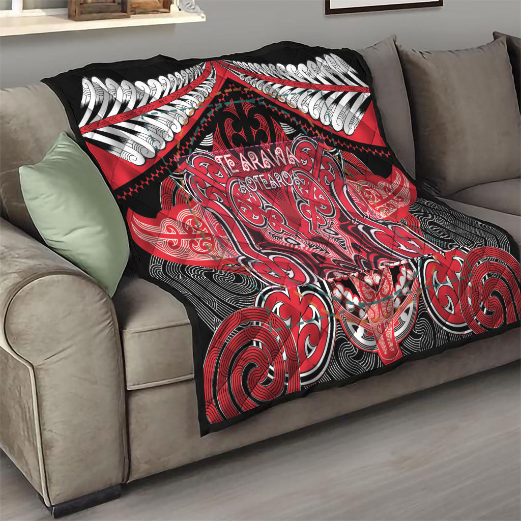 Aotearoa Iwi Te Arawa Quilt Maori Kowhaiwhai Pattern LT19 - Polynesian Pride