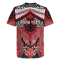 Aotearoa Iwi Te Arawa Personalised Rugby Jersey Maori Kowhaiwhai Pattern LT19 - Polynesian Pride