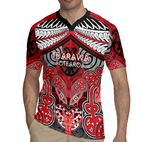 Aotearoa Iwi Te Arawa Personalised Rugby Jersey Maori Kowhaiwhai Pattern LT19 - Polynesian Pride