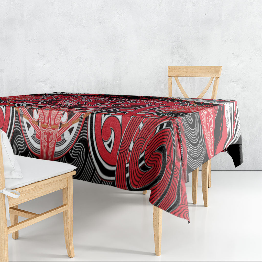 Aotearoa Iwi Te Arawa Tablecloth Maori Kowhaiwhai Pattern LT19 - Polynesian Pride