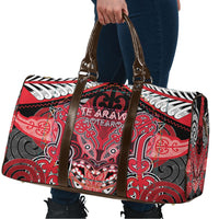 Aotearoa Iwi Te Arawa Travel Bag Maori Kowhaiwhai Pattern LT19 - Polynesian Pride