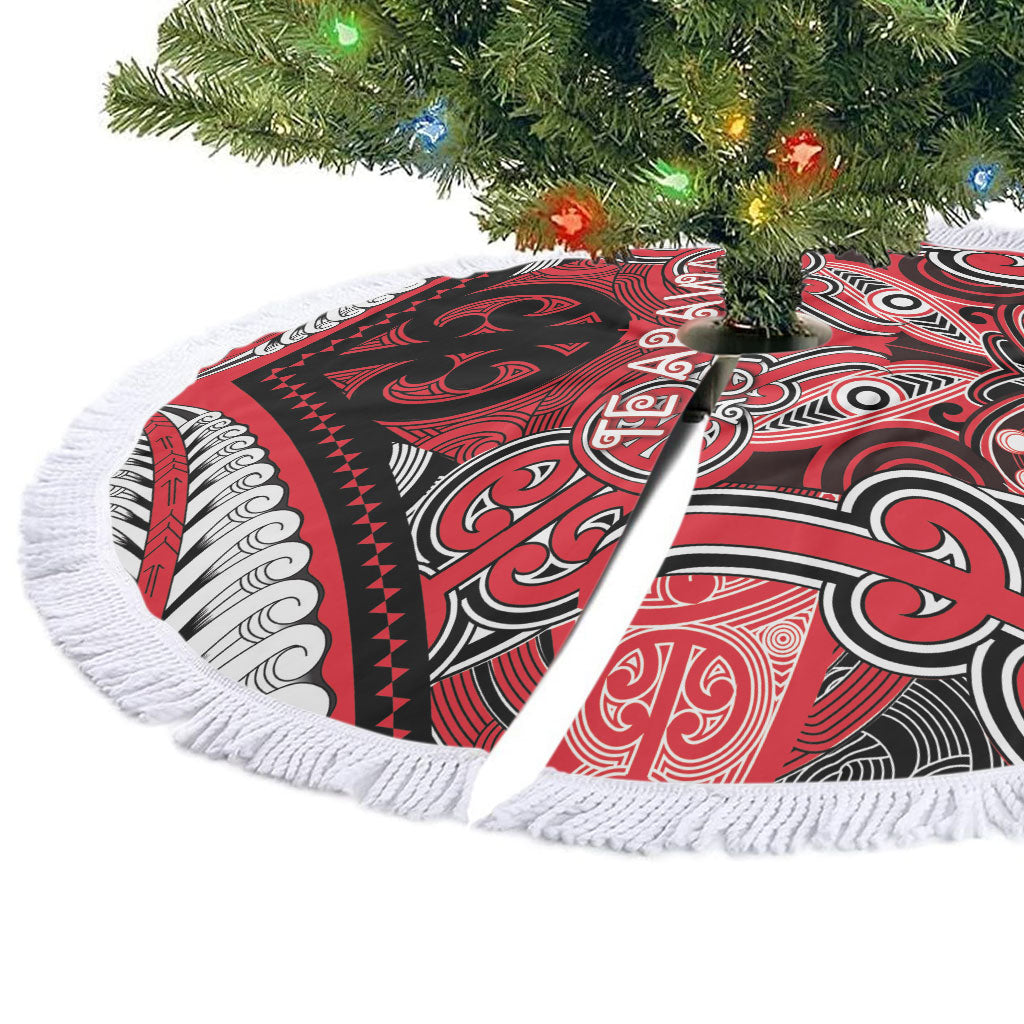 Aotearoa Iwi Te Arawa Tree Skirt Maori Kowhaiwhai Pattern LT19 - Polynesian Pride