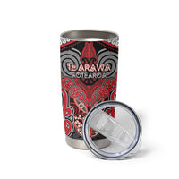 Aotearoa Iwi Te Arawa Personalised Tumbler Cup Maori Kowhaiwhai Pattern LT19 - Polynesian Pride