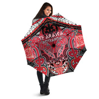 Aotearoa Iwi Te Arawa Umbrella Maori Kowhaiwhai Pattern LT19 - Polynesian Pride